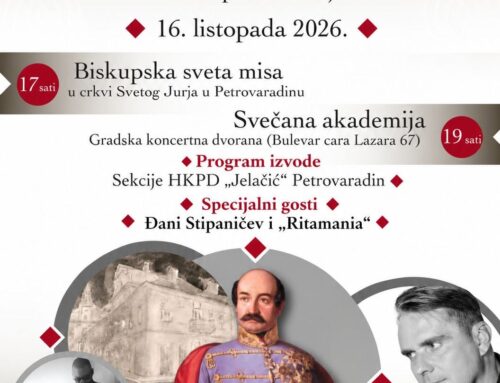 Poziv na svečanu proslavu 225. obljetnice rođenja bana Josipa Jelačića
